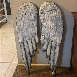 Wood and metal wall dec